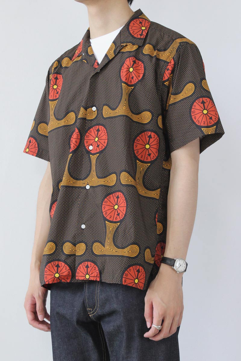 GITMAN BROS VINTAGE | VINTAGE CAMP SHIRT / WATCH PATTERN