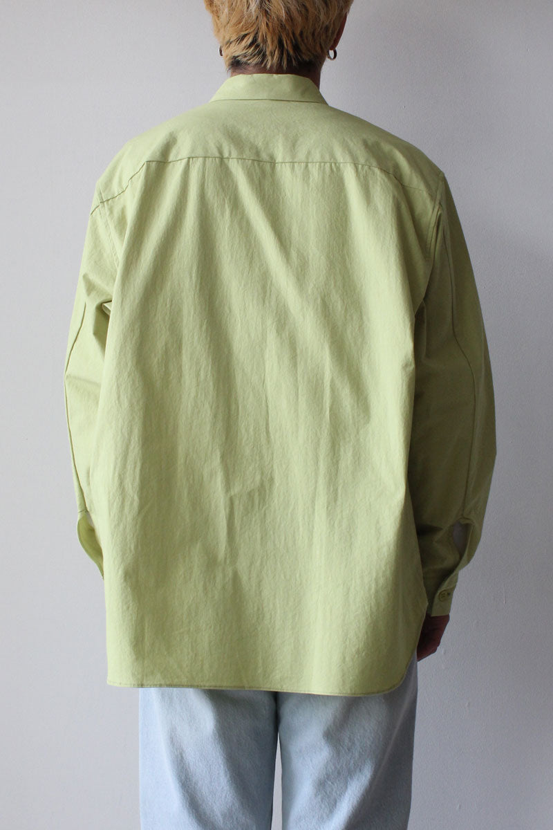 MAN-TLE | R14 SHIRT-8 / DRYLAND WEATHER cotton work shirt – STOCK