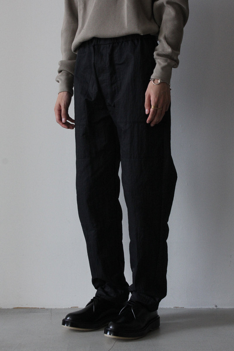 CASEY CASEY | JOG AH MILITAIRE PANT - NY / BLACK リラックス