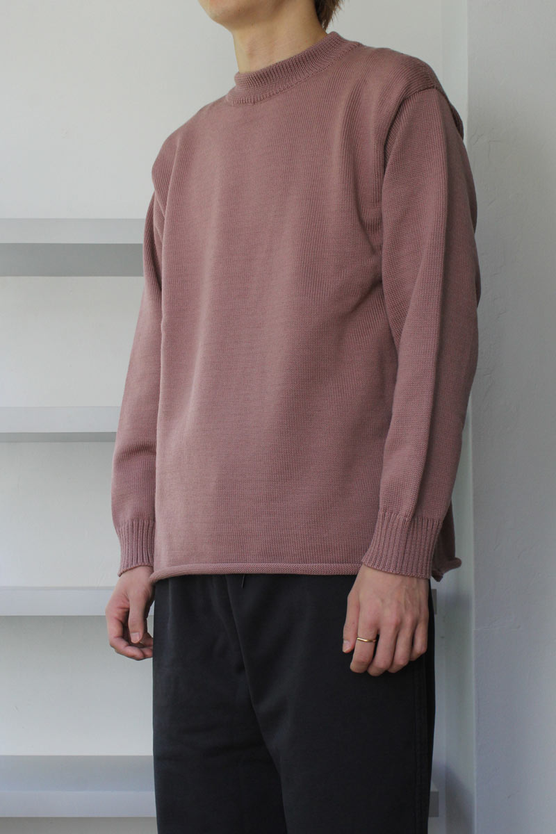 ARPENTEUR DYCE TURTLE NECK SWEATER RASPBERRY GREY