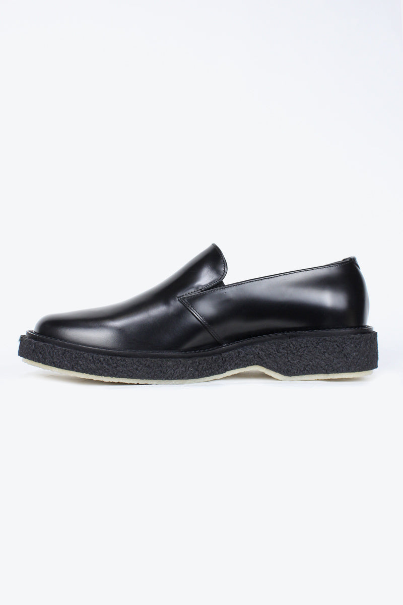 ADIEU TYPE 139 SLIPPER NATURAL RUBBER SOLE BLACK Leather