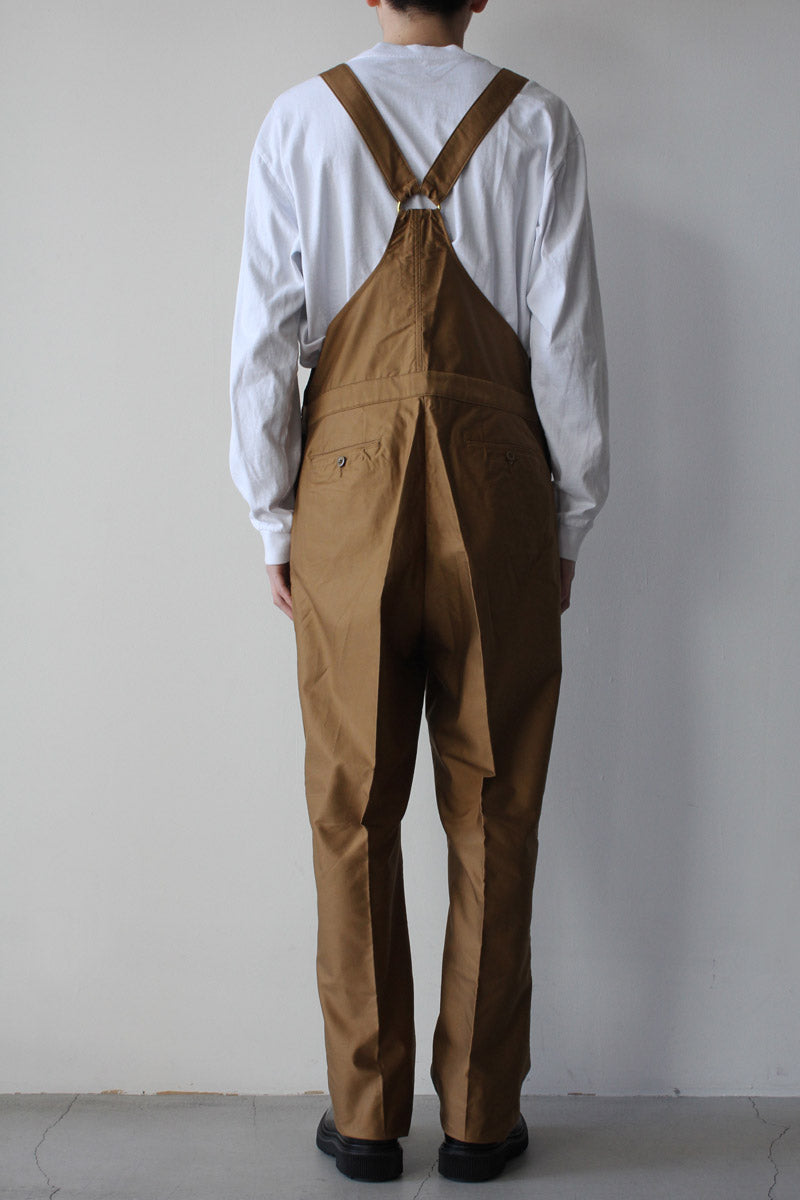 NEAT GIZA MOLESKIN OVERALL KHAKI サイズL