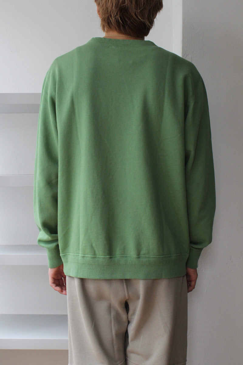 44 FLEECE SWEATSHIRT FADED GREEN 40 OFF