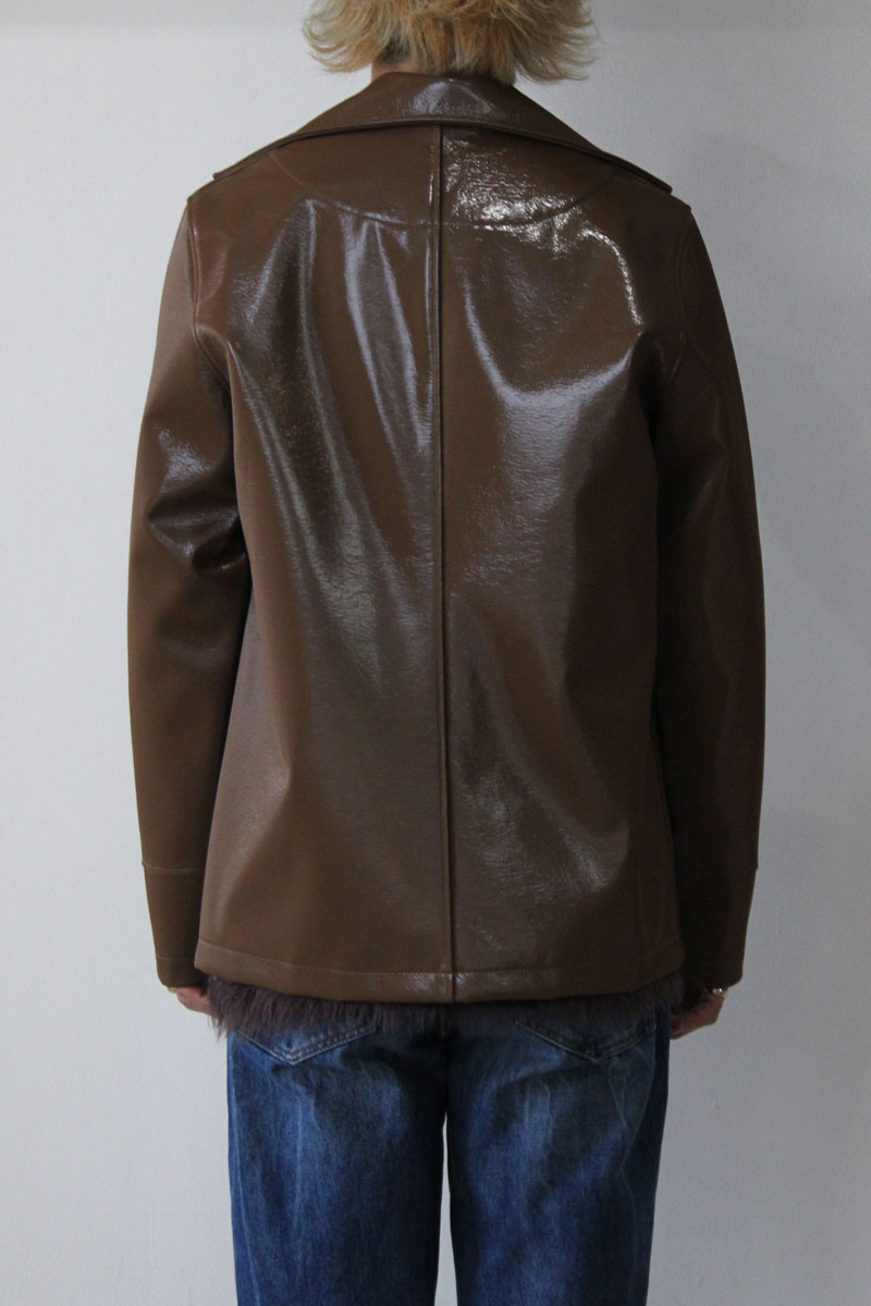 JULES JACKET / VINYL BROWN [50%OFF]