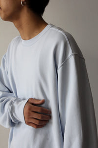 RELAXED SWEATSHIRT / PALE BLUE [20%OFF]