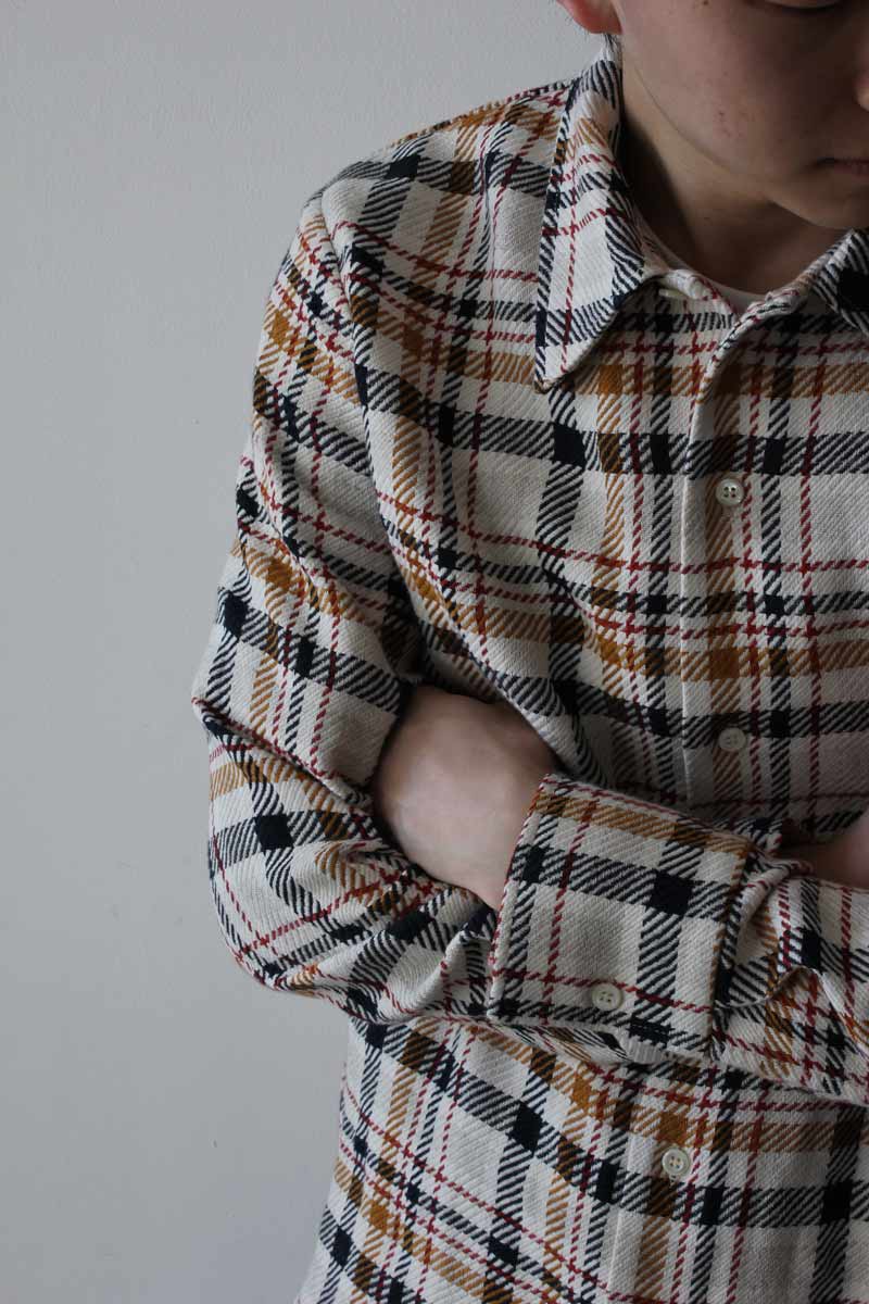 SEFR | MARCEL SHIRT / JARIBU CHECK コットンチェックシャツ – STOCK