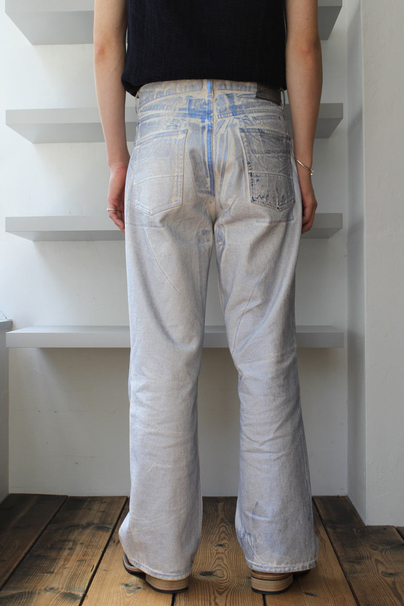 our legacy THIRD CUT DENIM レザーパッチ　デニムメンズ