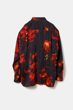 Load image into Gallery viewer, BOKASHI PRINT OVER SHIRT / RED