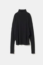 Load image into Gallery viewer, STRETCH JERSEY SUPER HIGH NECK / BLACK