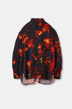 Load image into Gallery viewer, BOKASHI PRINT OVER SHIRT / RED