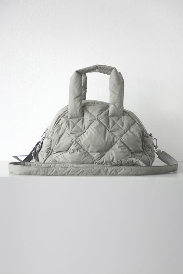 TAION DOWN MINI BOSTON BAG / MOSS GRAY