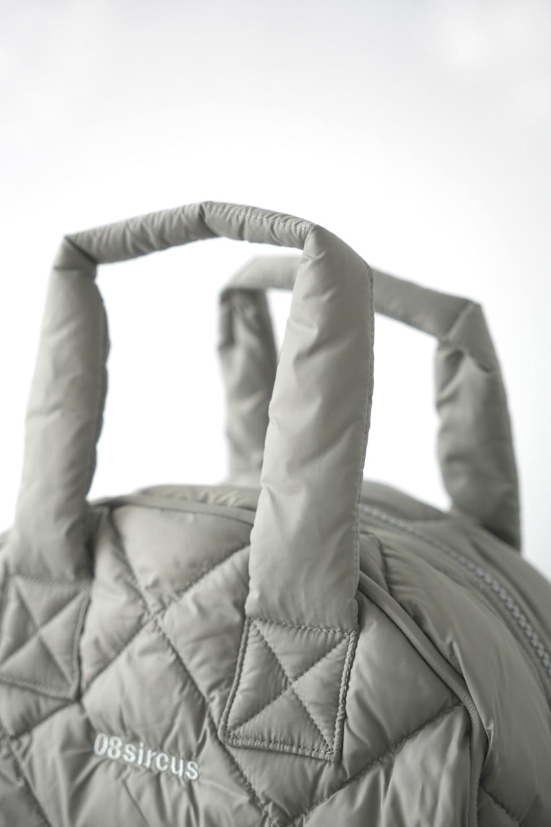 TAION DOWN MINI BOSTON BAG / MOSS GRAY