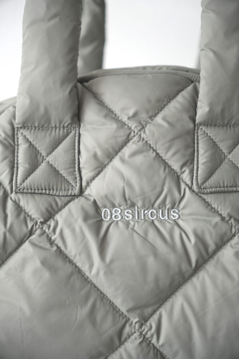 TAION DOWN MINI BOSTON BAG / MOSS GRAY