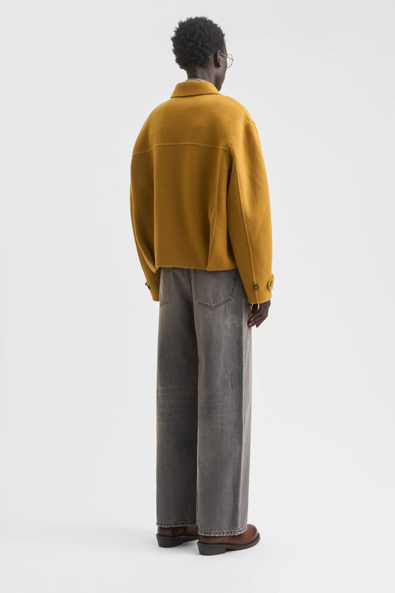 RELAXED WOOL JACKET / AMBER