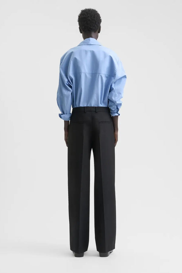 JEON TROUSER / FINE BLACK WOOL