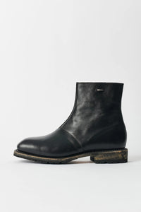 ENGINE BOOT / DEEP BLACK LEATHER