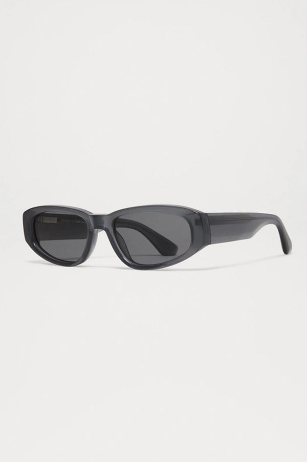 09M OVAL SUNGLASSES / DARK GREY