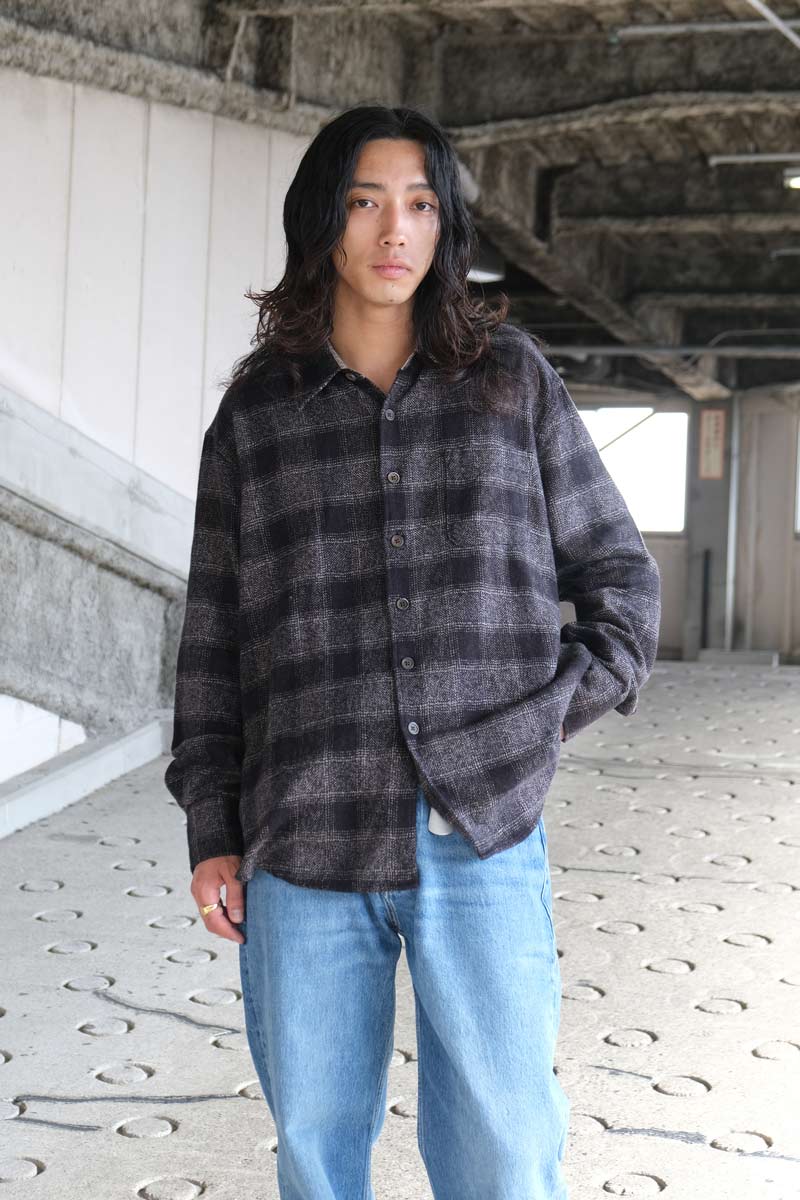 OUR LEGACY | ABOVE SHIRT / OAKLAND LOW TWIST CHECK Relaxed Shirt OUR LEGACY | ABOVE SHIRT / OAKLAND LOW TWIST CHECK Relaxed Shirt