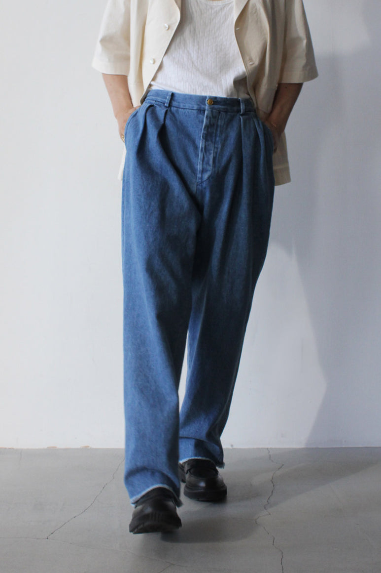 NEAT CHINO AMERICAN SEAISLAND COTTON DENIM / BLUE [金沢店]