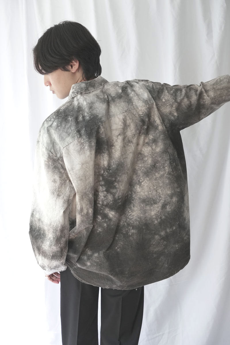 S18 NO.328 POPLIN OVERSIZED SHIRT / WHITE/BLACK [金沢店]