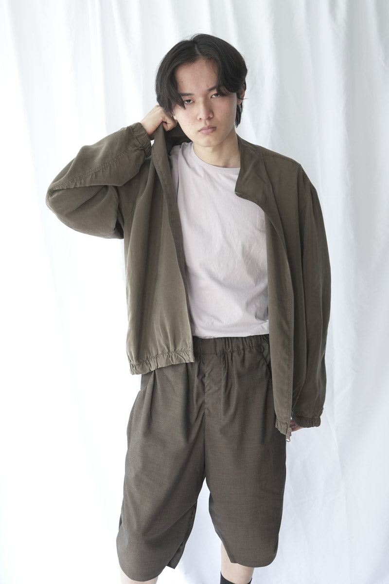 S18 NO.261 CUPRO DOUBLED ZIPPER JACKET / BROWN [Kanazawa Store]
