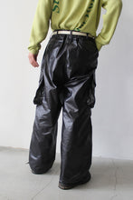 Load image into Gallery viewer, WAX VINTAGE WIDE CARGO PANTS / BLACK