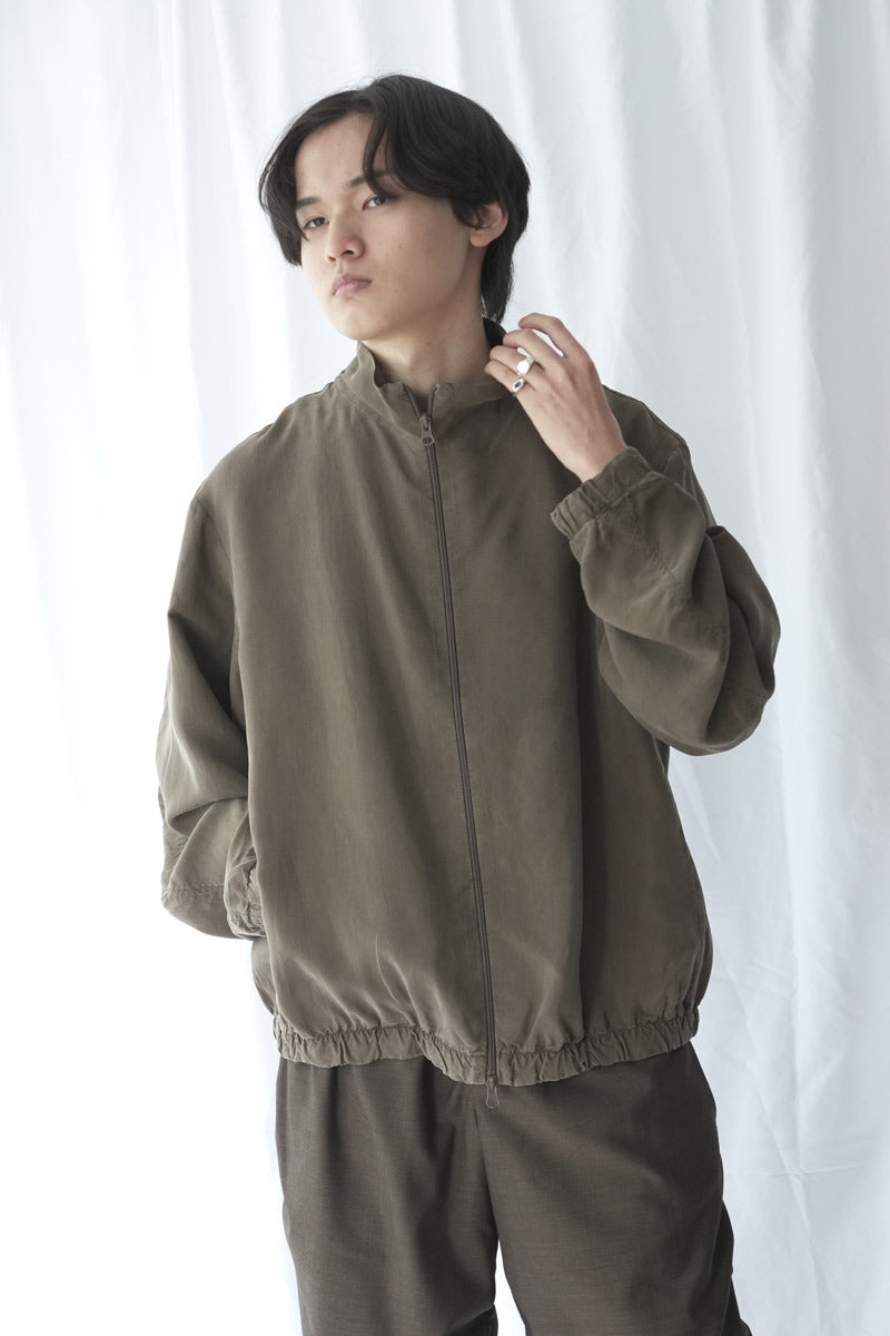 S18 NO.261 CUPRO DOUBLED ZIPPER JACKET / BROWN [Kanazawa Store]