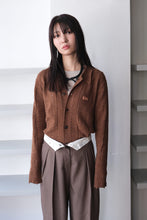 Load image into Gallery viewer, BROKE CARDIGAN / BROWN [30%OFF]