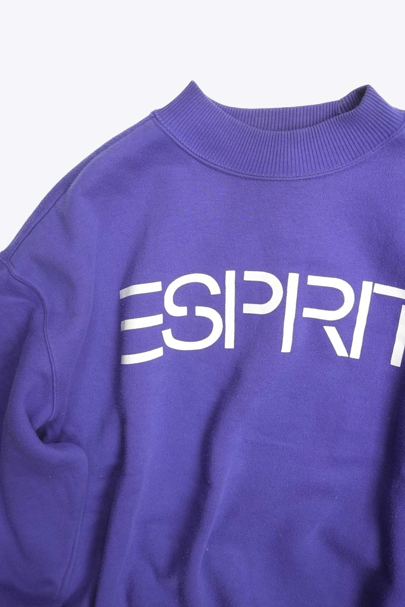 SPRIT | 90'S LOGO SWEAT SHIRT / BLUE  [USED]
