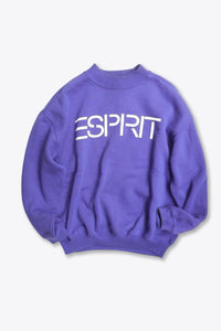 SPRIT | 90'S LOGO SWEAT SHIRT / BLUE  [USED]