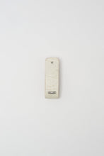 Load image into Gallery viewer, PIERCED KEY HOLDER / OFF WHITE CRACKED LEATHER