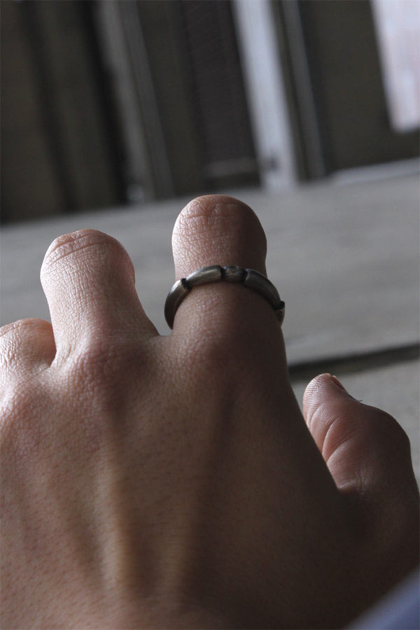 RING SCULPTURE / STERLING SILVER 