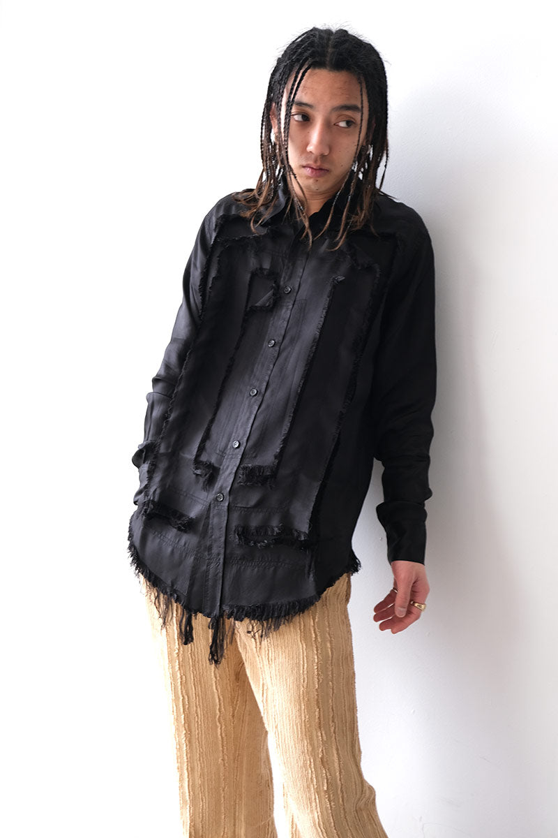 SCRATCH THE ITCH SHIRT / BLACK [30%OFF]