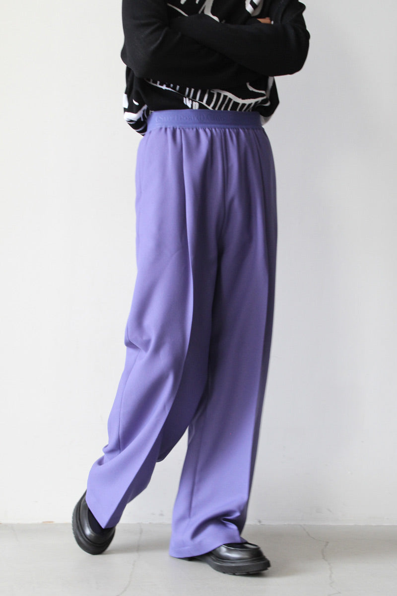 ELAINE ELASTIC TROUSERS / VIOLET