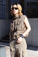 Load image into Gallery viewer, CROPPED EXHALE PUFFA VEST / CAVALRY OLIVE AERO NYLON