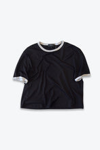 画像をギャラリービューアに読み込む, THEORY | CROPPED RINGER T-SHIRT [USED]