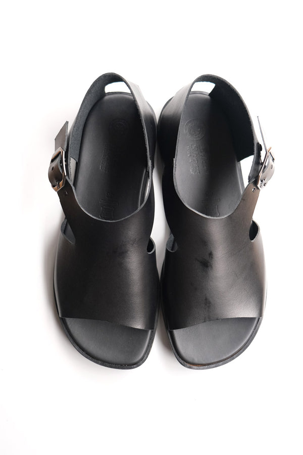 4479 ZEPPA LEATHER SANDALS / NERO