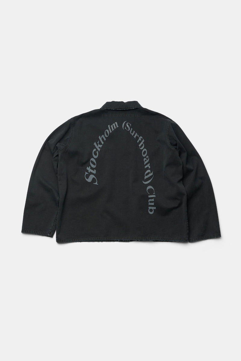 CLUB OVERSHIRT / WASHED BLACK [26AW入荷予定]