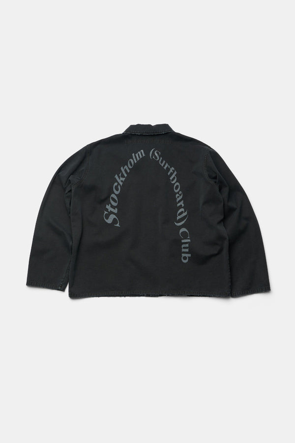 CLUB OVERSHIRT / WASHED BLACK [26AW入荷予定]
