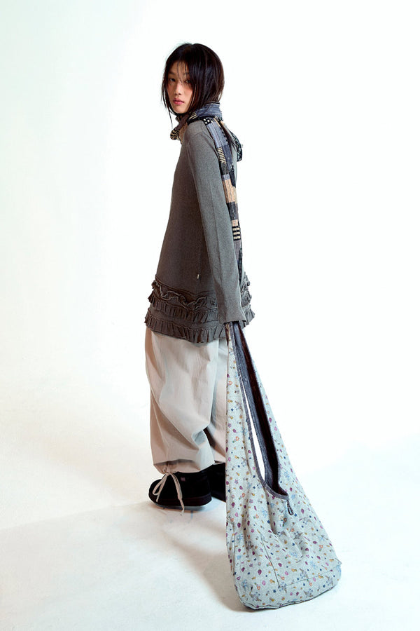 EMA REVERSIBLE CROSS BAG / CHARCOAL