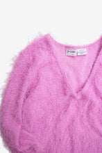 Load image into Gallery viewer, JR-S.COM | MADE IN MEXICO Y2K HARRY V-NECK SWEATER / PINK [USED]