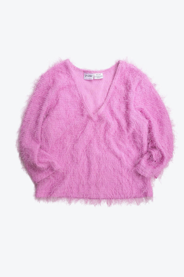 JR-S.COM | MADE IN MEXICO Y2K HARRY V-NECK SWEATER / PINK [USED]