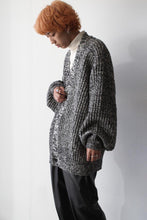 Load image into Gallery viewer, WO/CO MELANGE CARDIGAN / IVORY x BLACK [30%OFF]