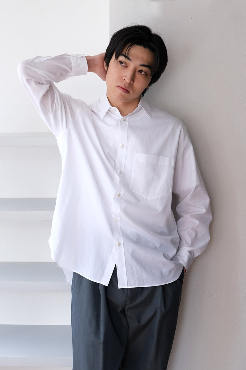 THE CLASIK | CLASSIC SHIRT DJA 200/2 POPLIN / WHITE [神戸店] – STOCK