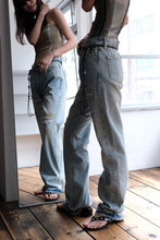 Load image into Gallery viewer, RUSH JEANS / DIRTY LT BLUE VINTAGE 