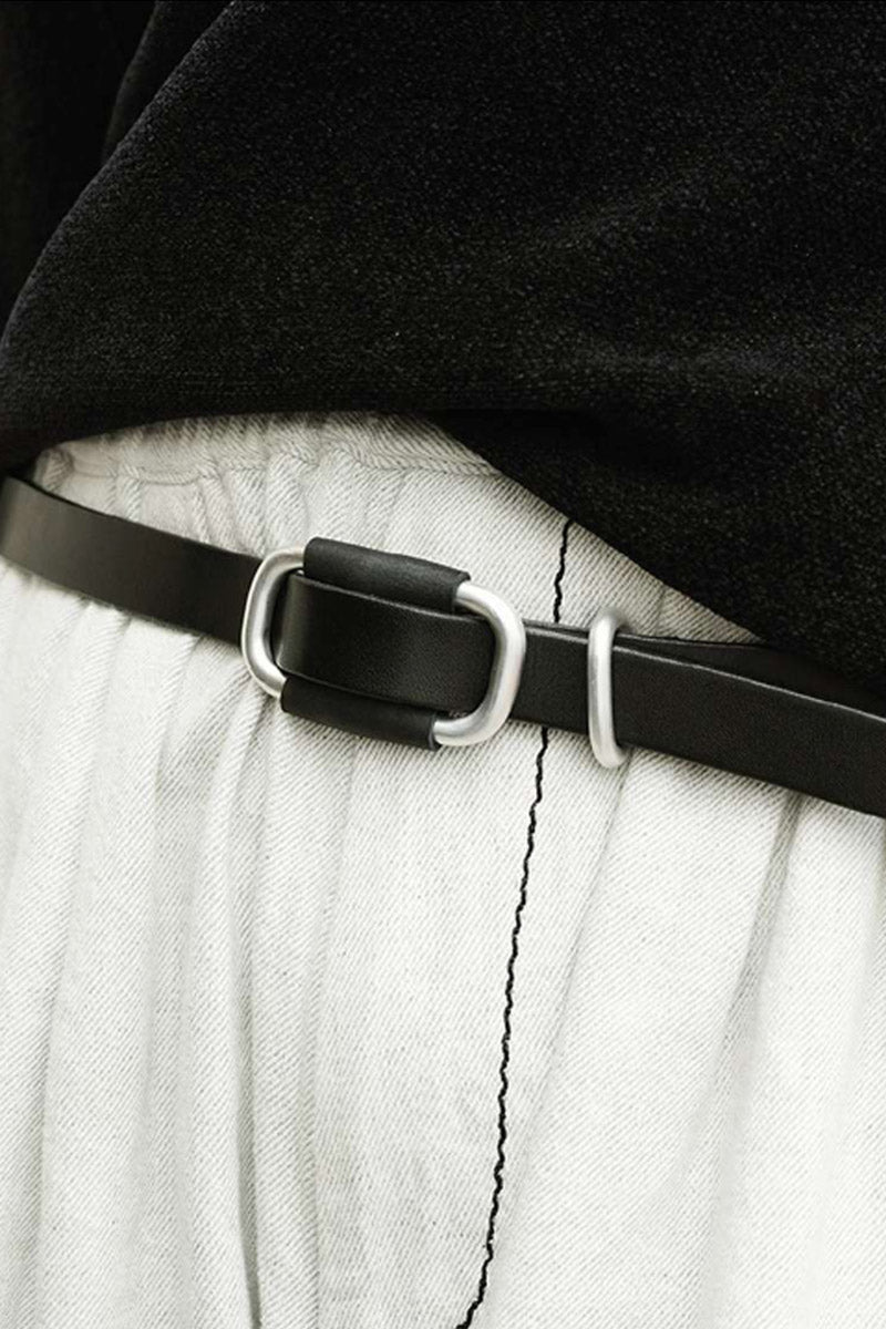 AL BELT 20mm LONGBUCKLE  / BLACK