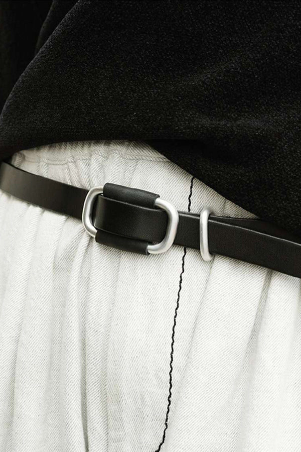 AL BELT 20mm LONGBUCKLE  / BLACK