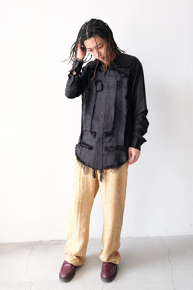 SCRATCH THE ITCH SHIRT / BLACK [30%OFF]