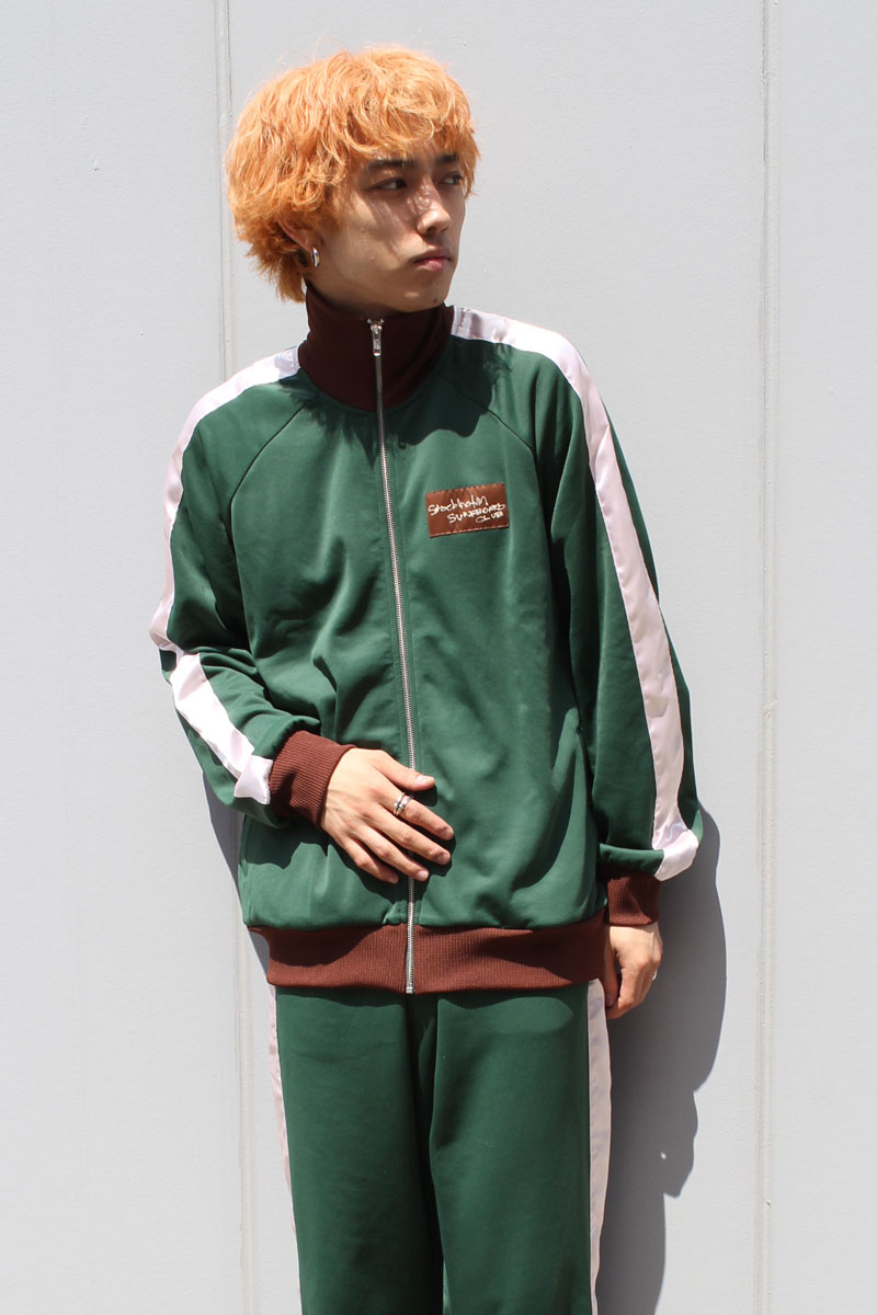 STOCKHOLM SURFBOARD CLUB | TRACK JACKET / FALL GREEN トラック