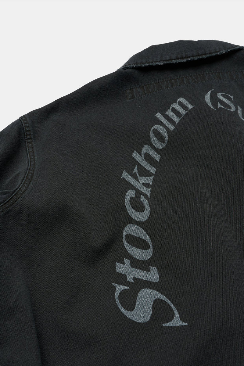 CLUB OVERSHIRT / WASHED BLACK [26AW入荷予定]